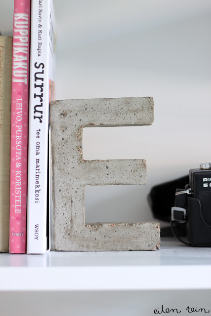 { DIY } 3 idées déco pour de jolies lettres en béton... | www.decocrush.fr