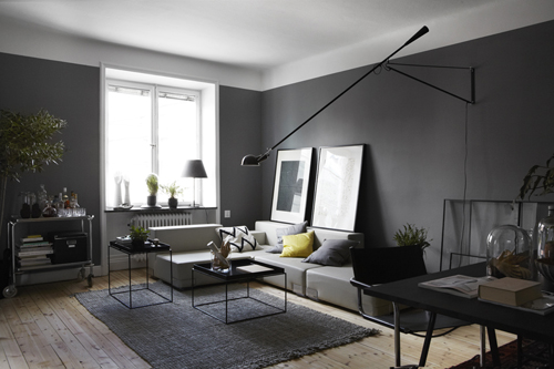 Camaïeu de gris pour ce bel appartement scandinave très chic ! | www.decocrush.fr