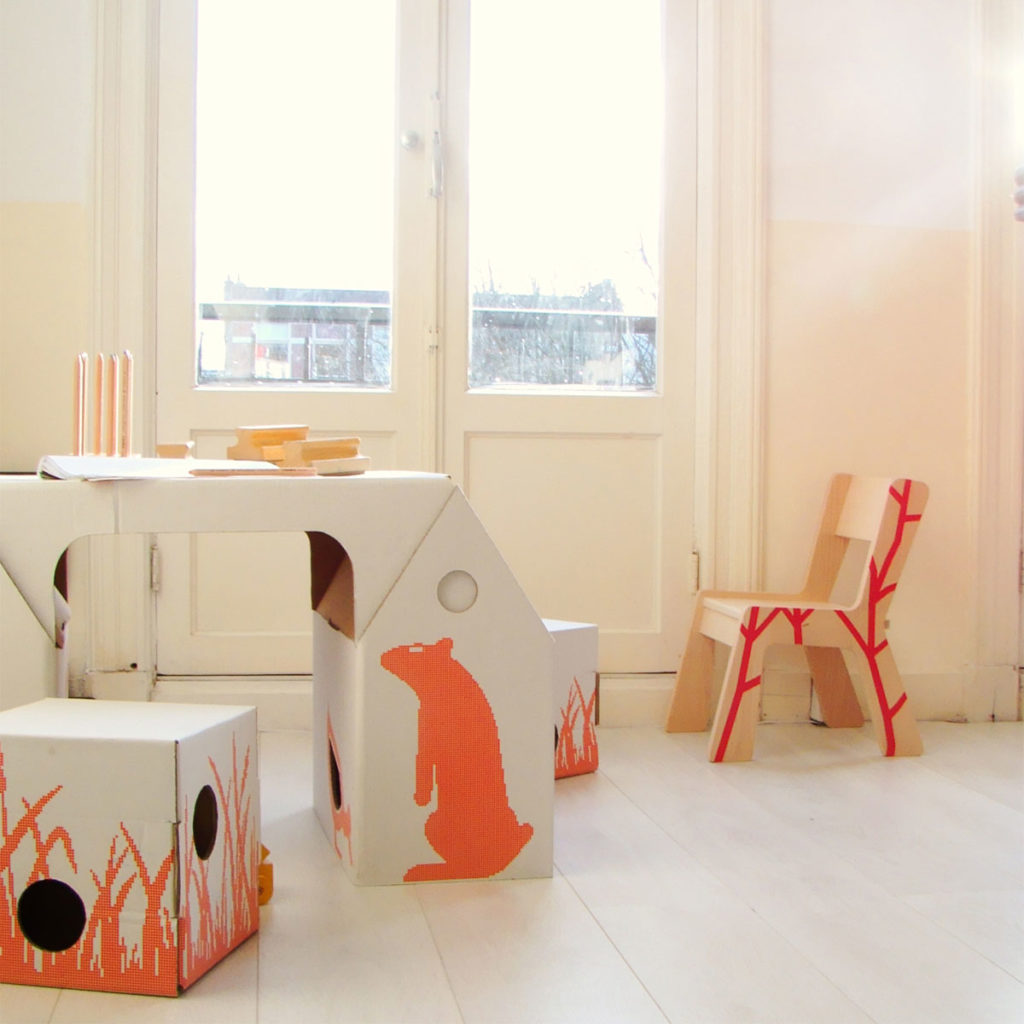 { Today I ♥ } Les bureaux d'enfants en carton design et pas cher ! www.decocrush.fr