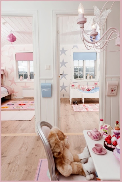 { Today I ♥ } Les murs étoilés dans la chambre des enfants | www.decocrush.fr