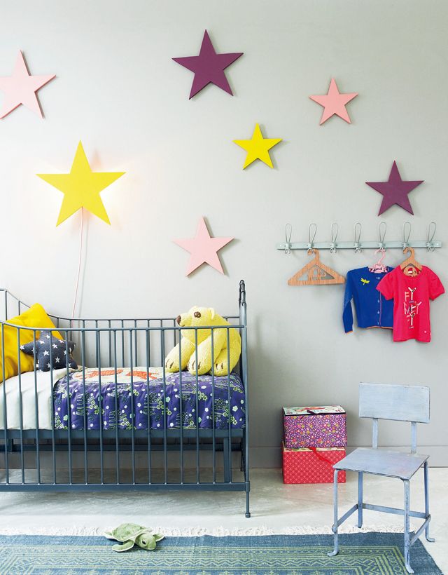 { Today I ♥ } Les murs étoilés dans la chambre des enfants | www.decocrush.fr