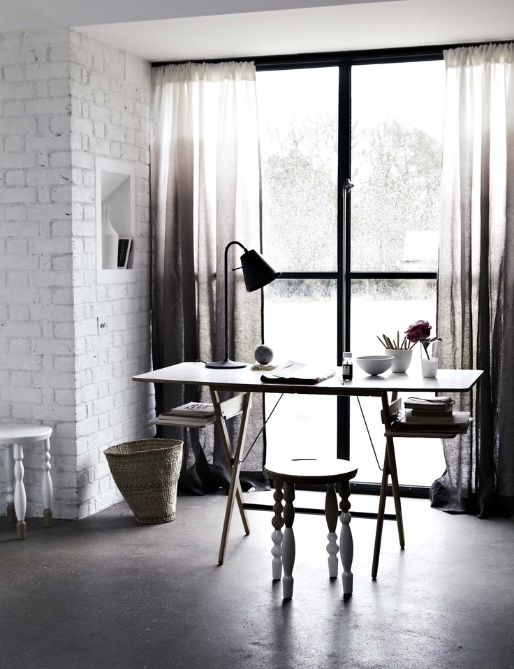 10 bureaux scandinaves en noir et blanc | www.decocrush.fr