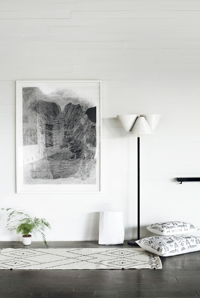 Noir et blanc : 15 idées déco pour un look scandinave très chic ! sur @decocrush | www.decocrush.fr