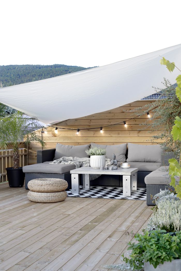 Comment se créer une belle terrasse à l'ombre cet été ? | www.decocrush.fr - @decocrush