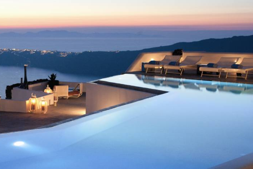 Grace Hotel, lovely Santorini infinity pool with a view