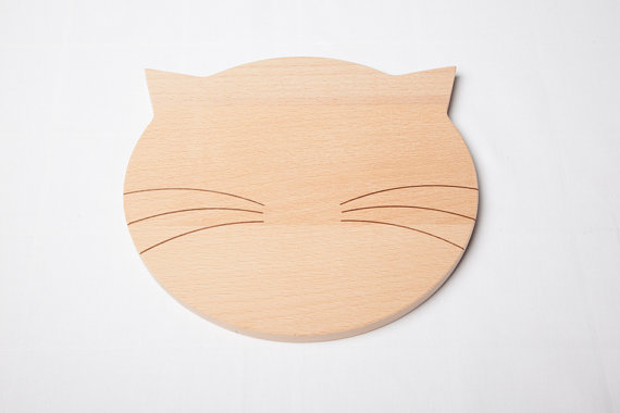 Etsy Crush | 16 essentiels pour une rentrée en douceur : plateau chat du studio orijin | @decocrush - www.decocrush.fr