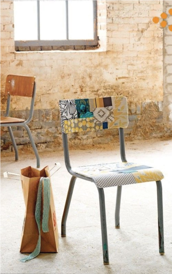 5 astuces pour customiser une chaise d'enfant : le papier ! www.decocrush.fr @decocrush
