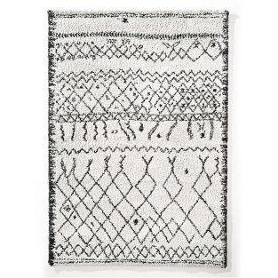 Shopping décoration folk : Tapis style berbère beni ouarain pas cher