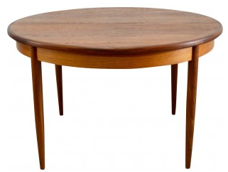 Table à repas ronde vintage G-Plan en teck - 1960