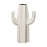 Vase Cactus blanc en céramique chez La Redoute