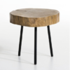 Table de chevet en bois rustique et chic